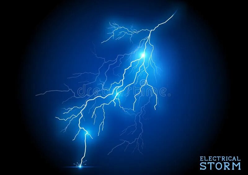 Электрическая буря. Звук молнии. Strom. Электрический шторм. Грозовая молния.
