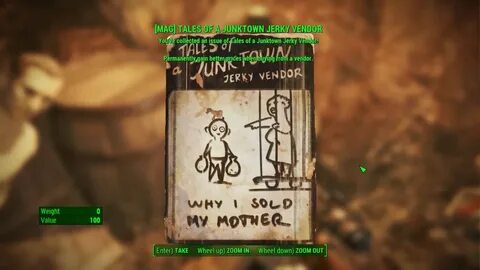 Fallout 4 продать журналы