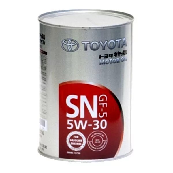 Sn gf 6a. Toyota 5w-30 SN gf-5. 0888010706 Toyota масло моторное. Toyota Motor Oil SN 5w-30. Масло моторное Toyota Motor Oil SN/gf-5 5w30 (1 л) ж/б.