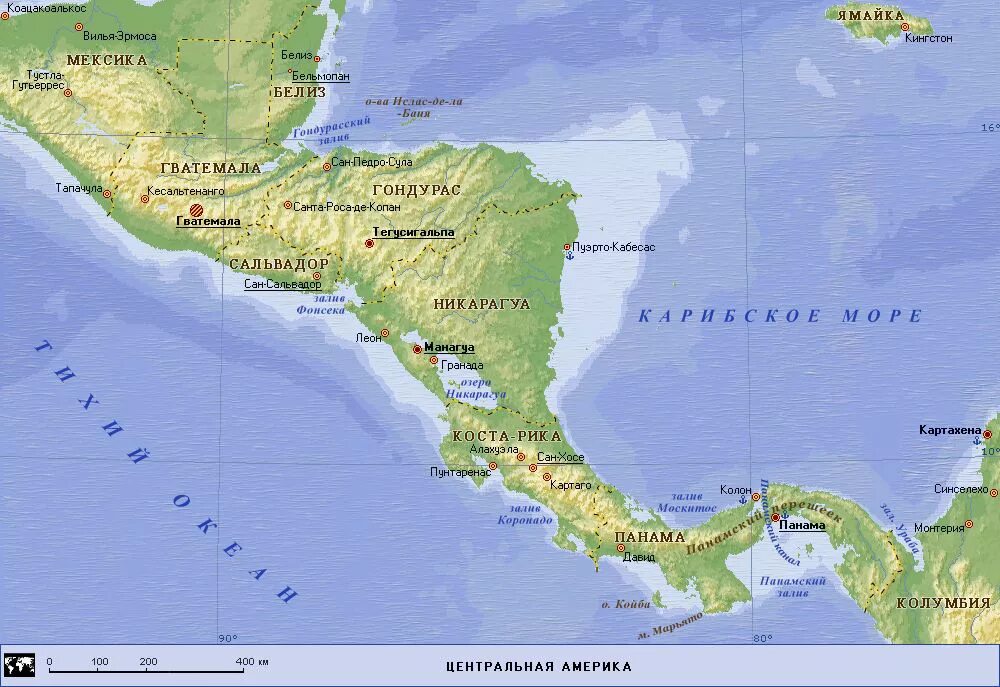 Центральная америка какие страны. Карта центральной Америки. Политическая карта центральной Америки. Географическая карта центральной Америки. Физическая карта центральной Америки.