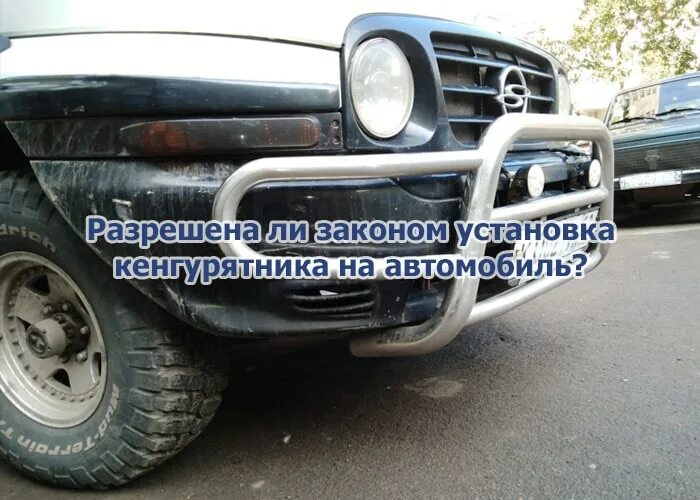 Можно ли ездить с кенгурятником