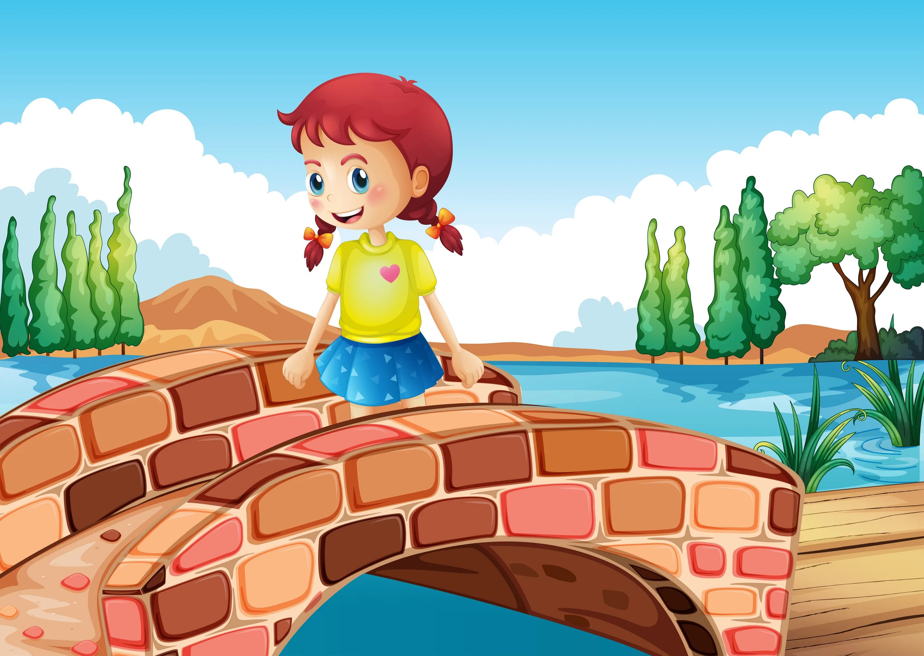 Go over the bridge
