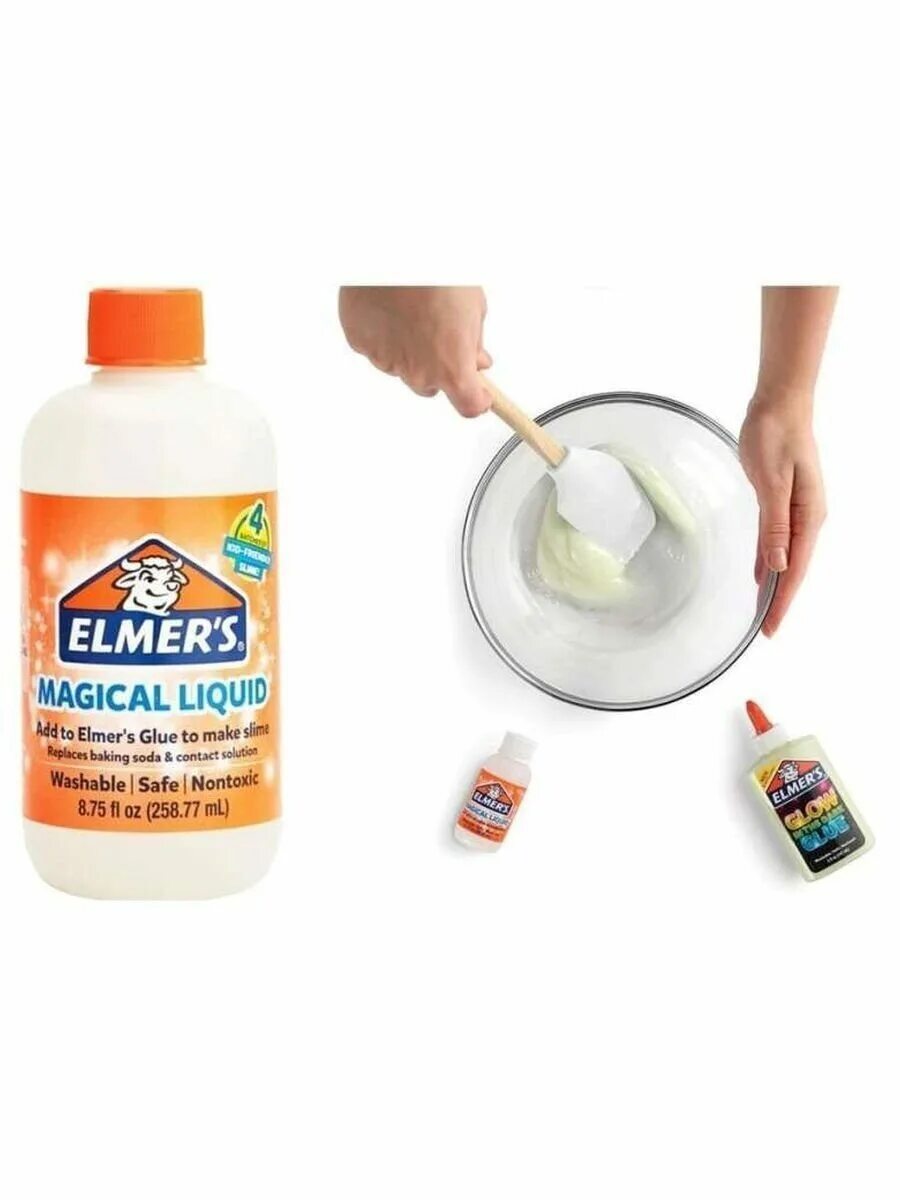 Как сделать активатор для слайма. Elmer&#039;s активатор для слаймов magic liquid 258 мл. активатор для слаймов elmers &quot;magic liquid. конфетти&quot;, 245г. активатор для слаймов elmers &quot;magic liquid. металлик&quot;, 255г. elmers активатор кранчи.