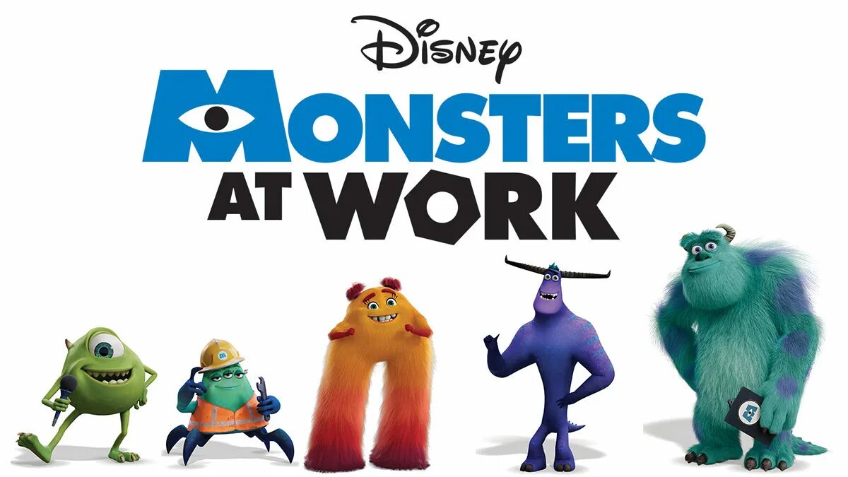 Пиксар монстры. Monsters at work Pixar. Monsters at work