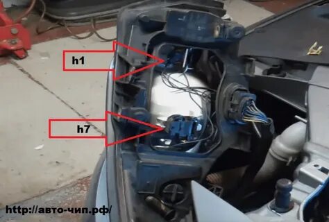 Замена лампы ближнего мондео 4