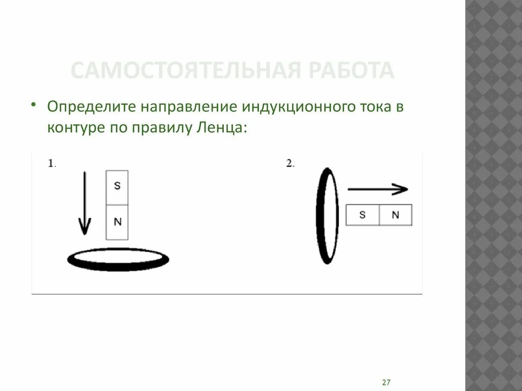 Направление тока рисунки
