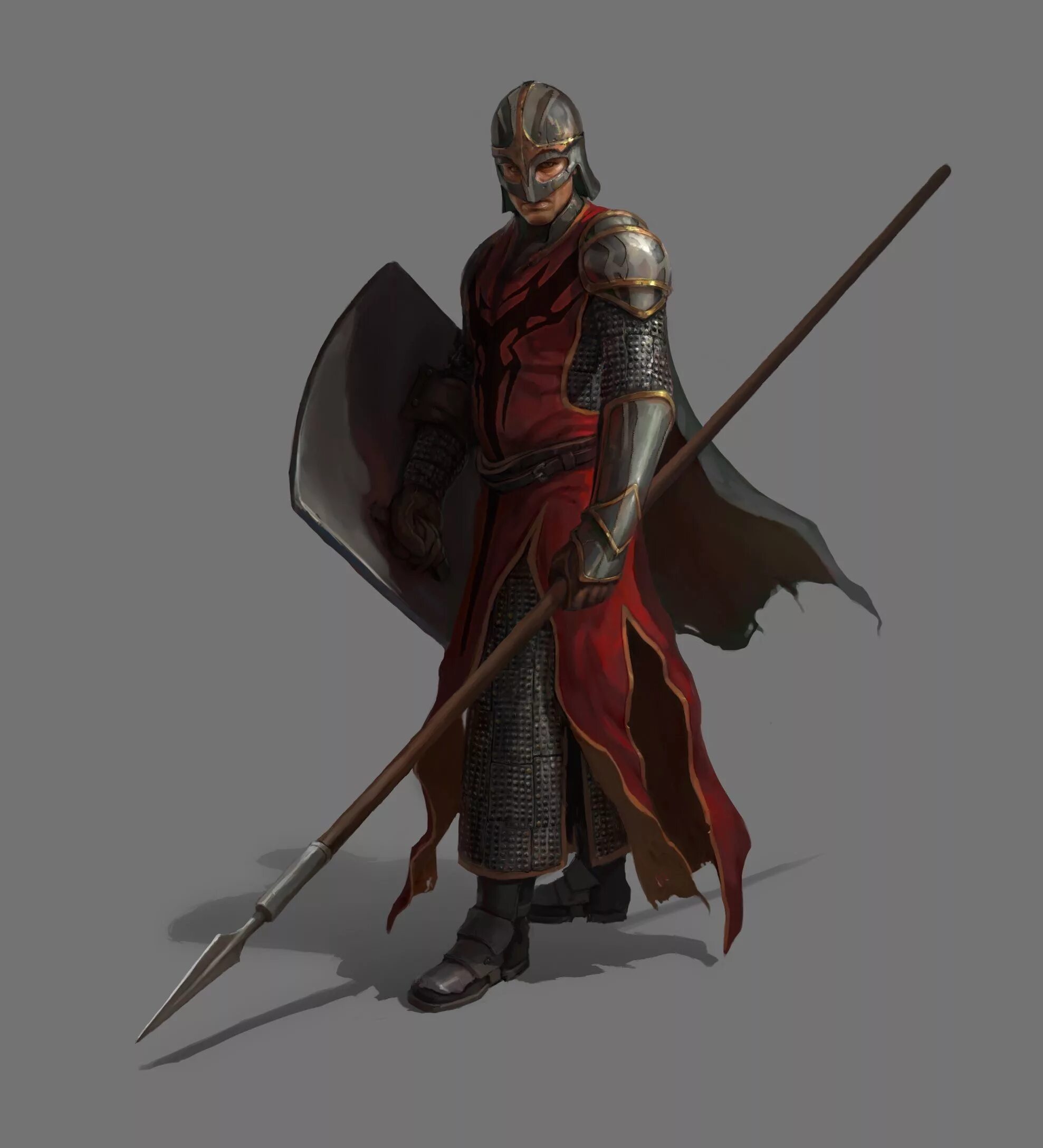 A rogue guard in a medieval