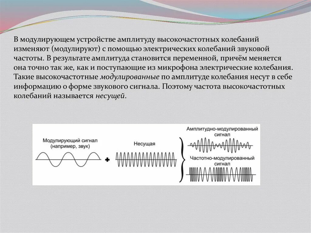 Принцип радиосвязи физика. Принципы радиосвязи и телевидения. Модулирующее устройство. Принципы радиосвязи 9 класс.