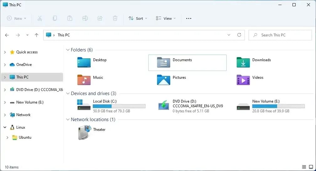 Windows 11 пропустить сеть. Проводник windows 11. интерфейс проводника windows. новый проводник виндовс. windows 11 file explorer.