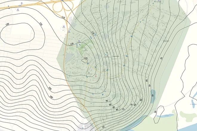 Высота участка карта. Высотные отметки рельефа. Топографические высоты. Топографическая отметка высоты. Высотная карта.