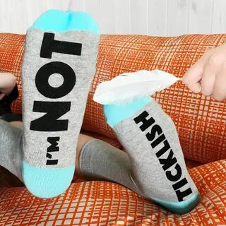 Tickling socks feet