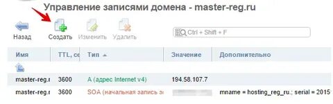 А запись домена что это