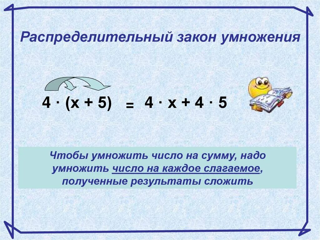 Распределтьельныйзакон умножения. Распределительный закон умножения. Распределииельный щакон умно. Распределительный Закан.