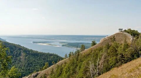 По всей волге в лесистых жигулевских горах