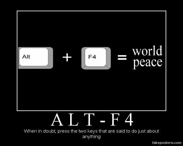 Alt f4 что это. Alt f4. альт ф4 мем. press alt f4. комбинация alt+f4.