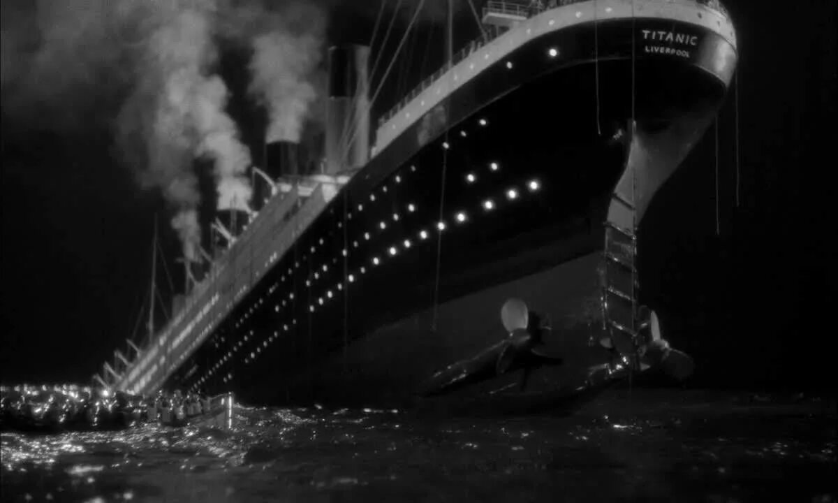 I night to remember. Титаник 1958 тонет. Титаник 1958. Гибель титаника 1958. 1988.