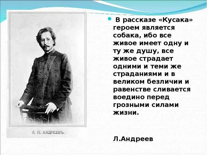 Андреев лучшие произведения. Л.Н Андреева кусака. Рассказ л н Андреева кусака.