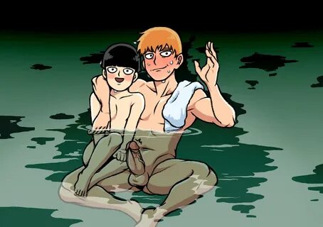 Reigen is smiling nervously... 