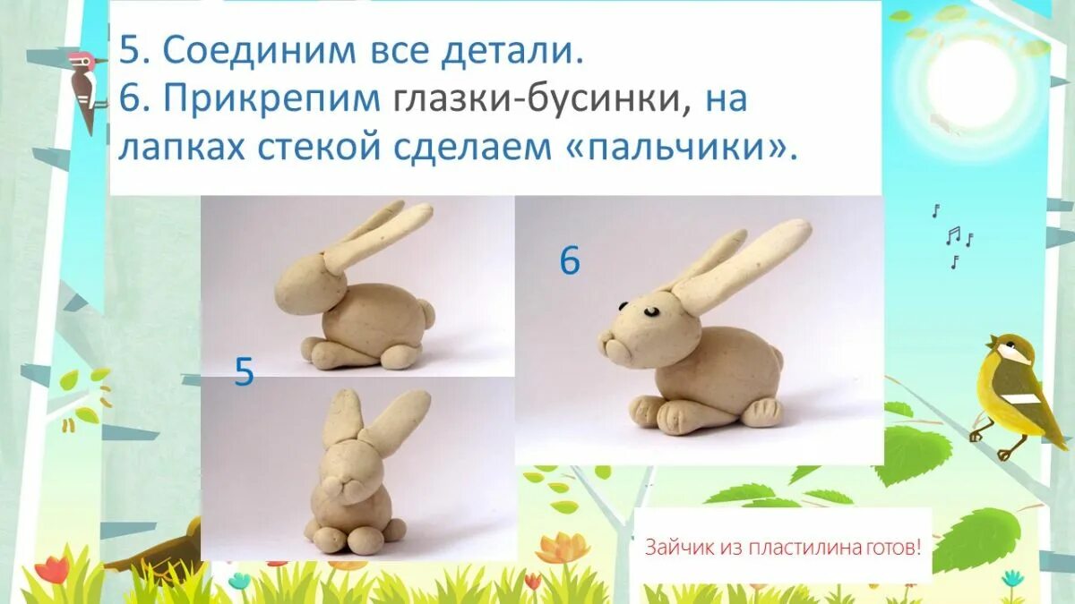 Презентация 2 класс лепим животных