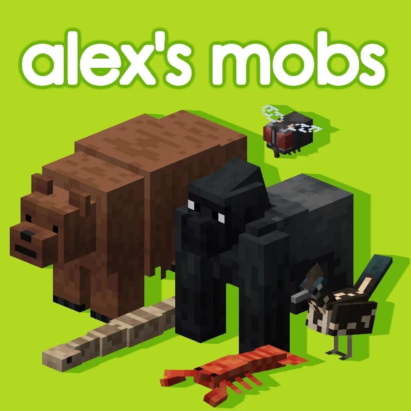 Alex mobs. 16. Мод алекс моб. Мод alex's mobs 1. Alex mobs.