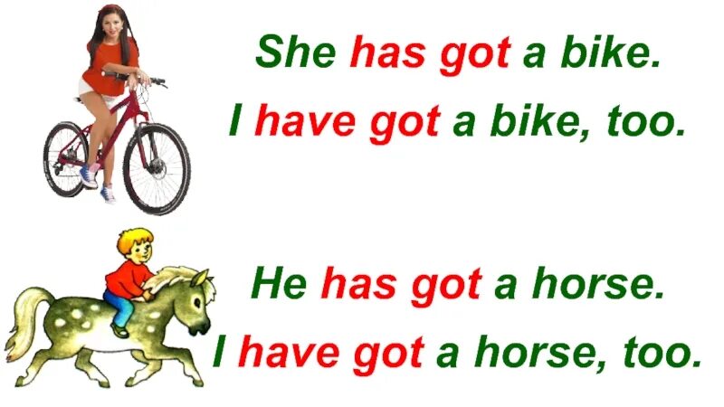 Her english get better. Have got has got презентация 2 класс. Have got has got for Kids правило. Have got has got 2 класс. Глагол have got в английском языке 2 класс.