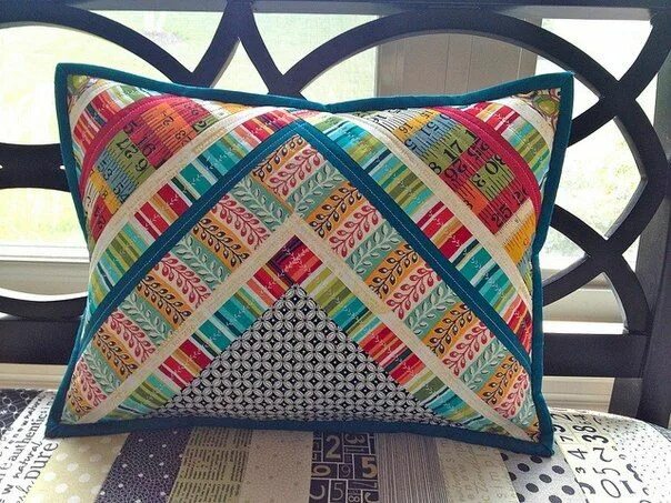 Colorful Patchwork Pillows