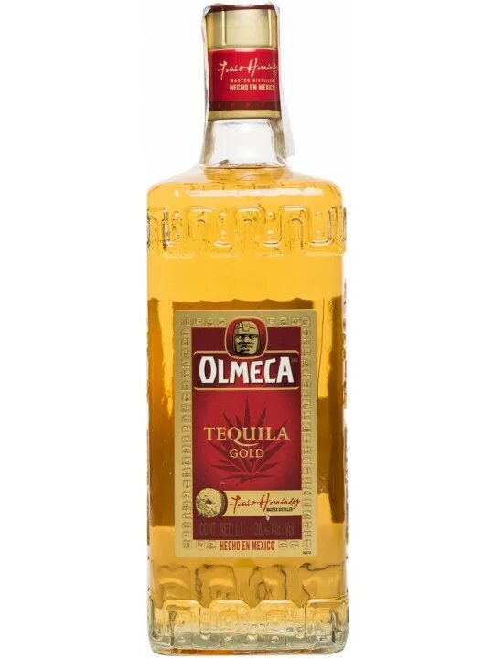 Ольмека сколько градусов. Текила ольмека голд 1л. текила &quot;olmeca&quot; gold, 1 л. текила olmeca gold. текила ольмека золотая 1л.