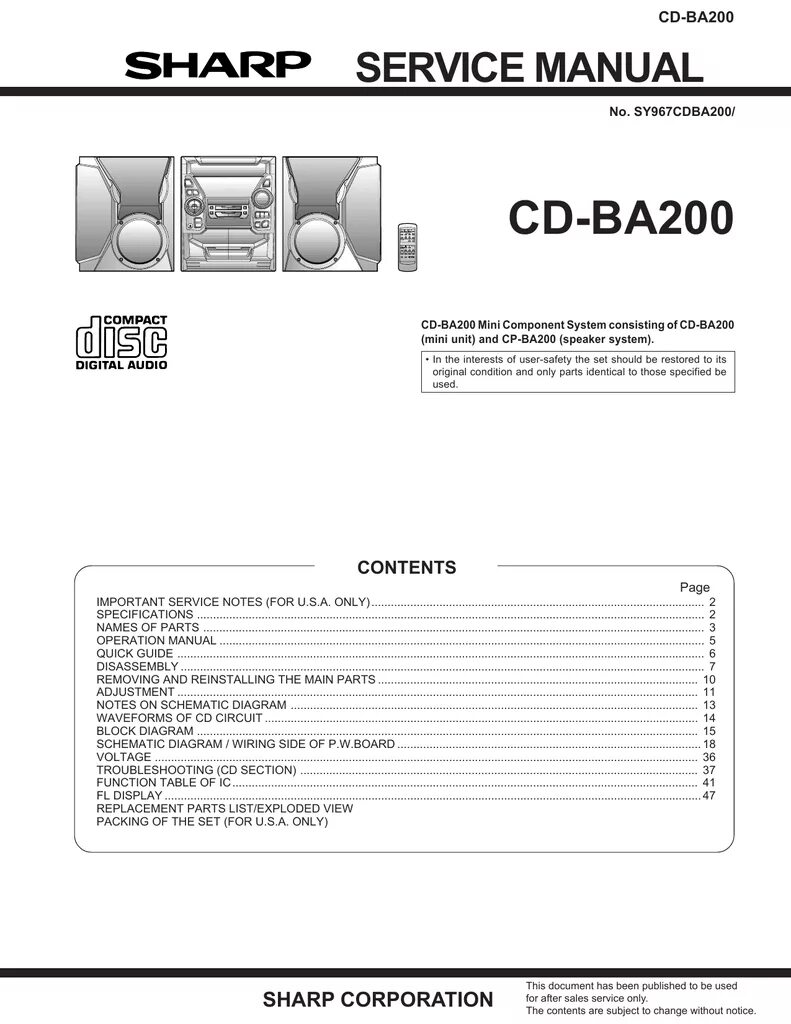 Cd ba. Sharp CD ba1200. Sharp CD s600. Sharp CD c75h схема. Sharp CD-s3460h.