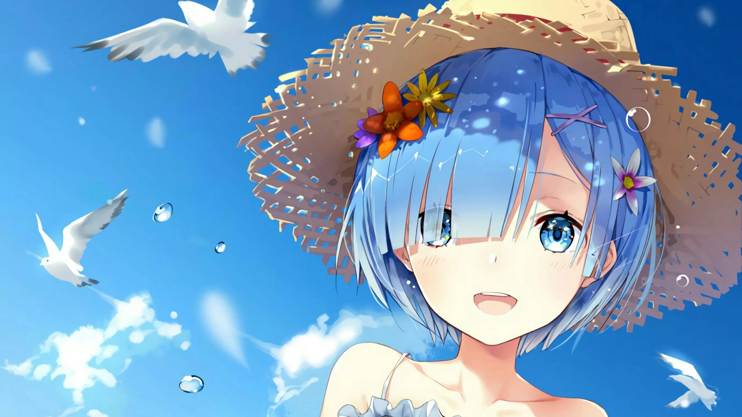 Rem re Zero. Rem re Zero Art лето. Girl in re