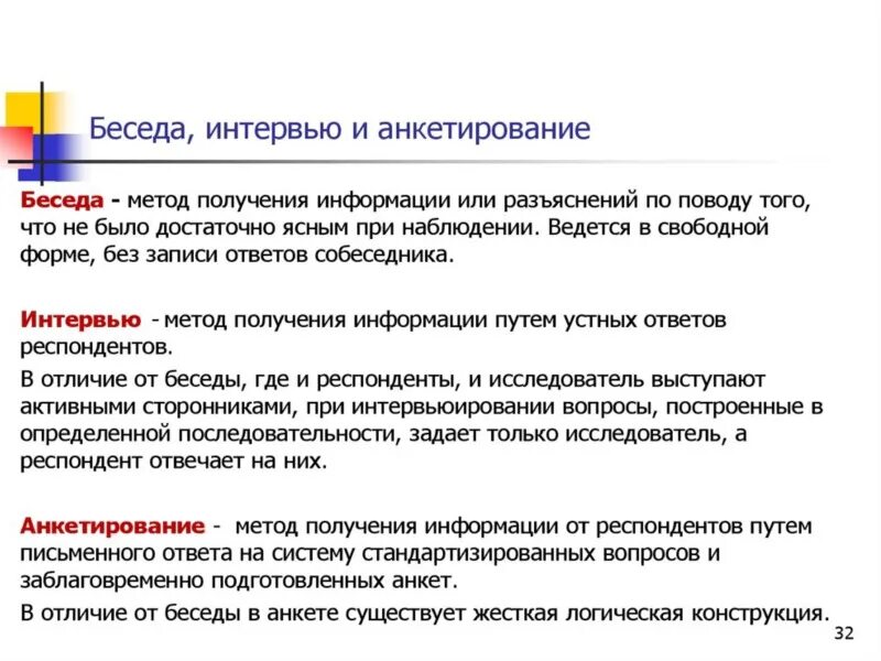 Метод эффективного опроса. Виды беседы как метода опроса. отличие опроса от беседы. опрос анкетирование и интервьюирование. беседа интервью анкетирование.