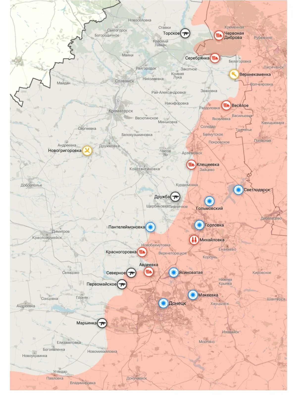 Донецкая область карта боевых действий на сегодня. Карта военных действий на Украине граница Донецкой области. Донецкая область карта военные действия. Украина Донецкая область на карте военные действия.