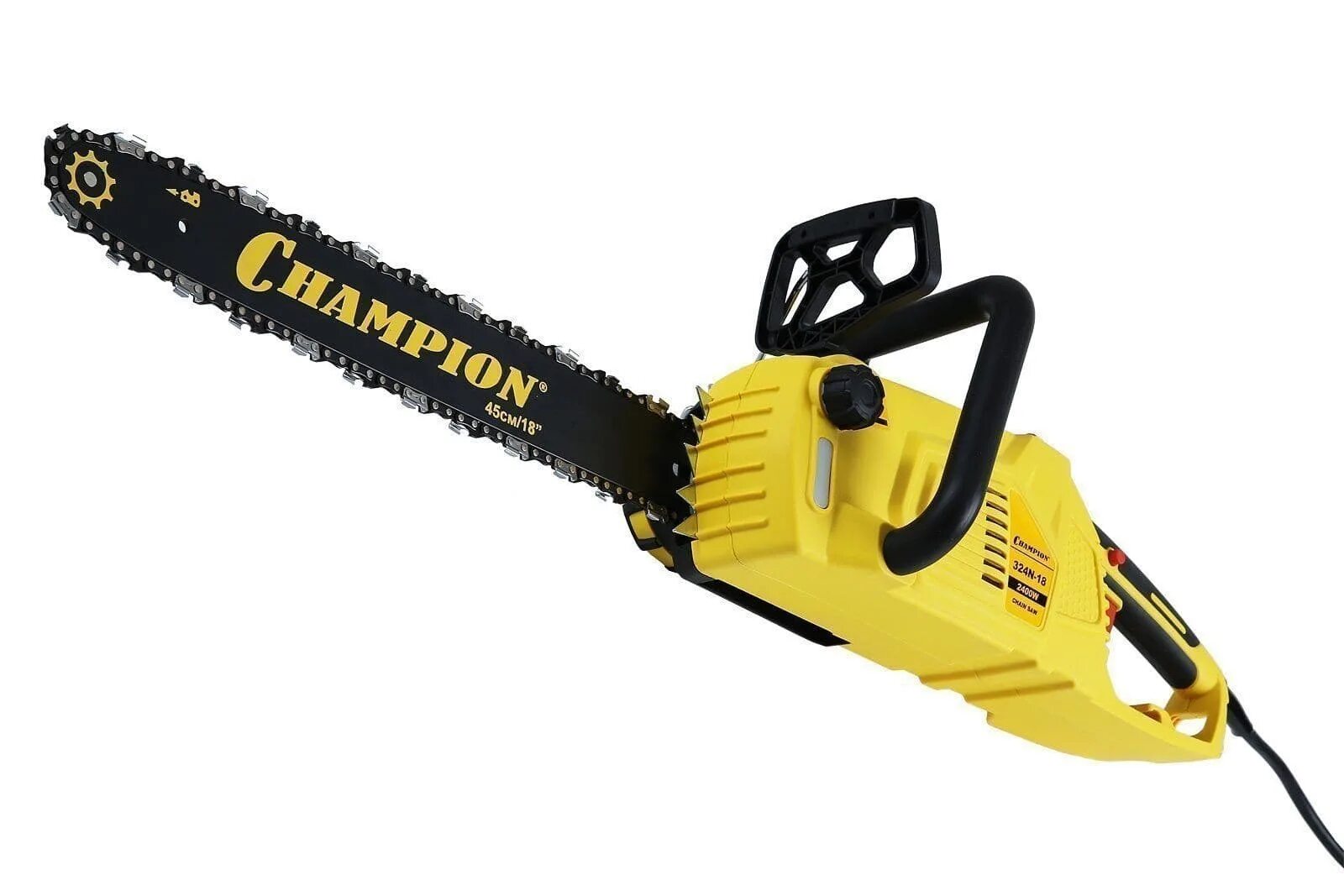 Электропила champion 324n-18. Пила цепная champion 324n-18. Электропила 324n-18" 3/8-1,3-62 (2,4квт 4,66кг) чемпион. Электропила цепная чемпион 324n-18 размер цепи. Champion 324n.