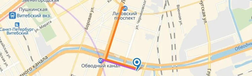 Автовокзал на обводном метро