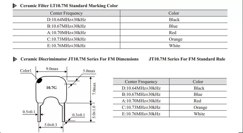 Частота звука 10 кгц. Пьезокерамический фильтр на 10.7 МГЦ. Пьезокерамический фильтр дискриминатор 10.7МГЦ. Керамический фильтр 10.7 МГЦ цоколевка. Маркировка керамических фильтров 10.7 МГЦ.