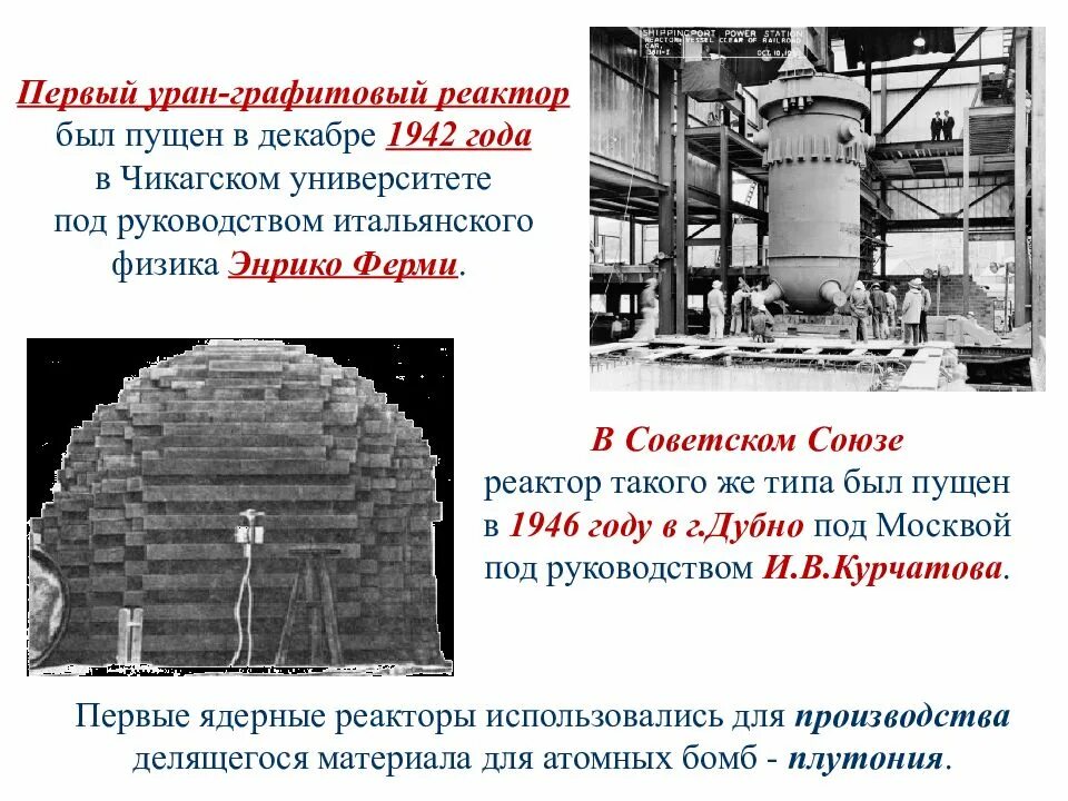 Уран графитовой. Первый ядерный реактор ферми Курчатова. Уран графитовый реактор Курчатова. Ядерный реактор ф-1. Атомный реактор 1946.