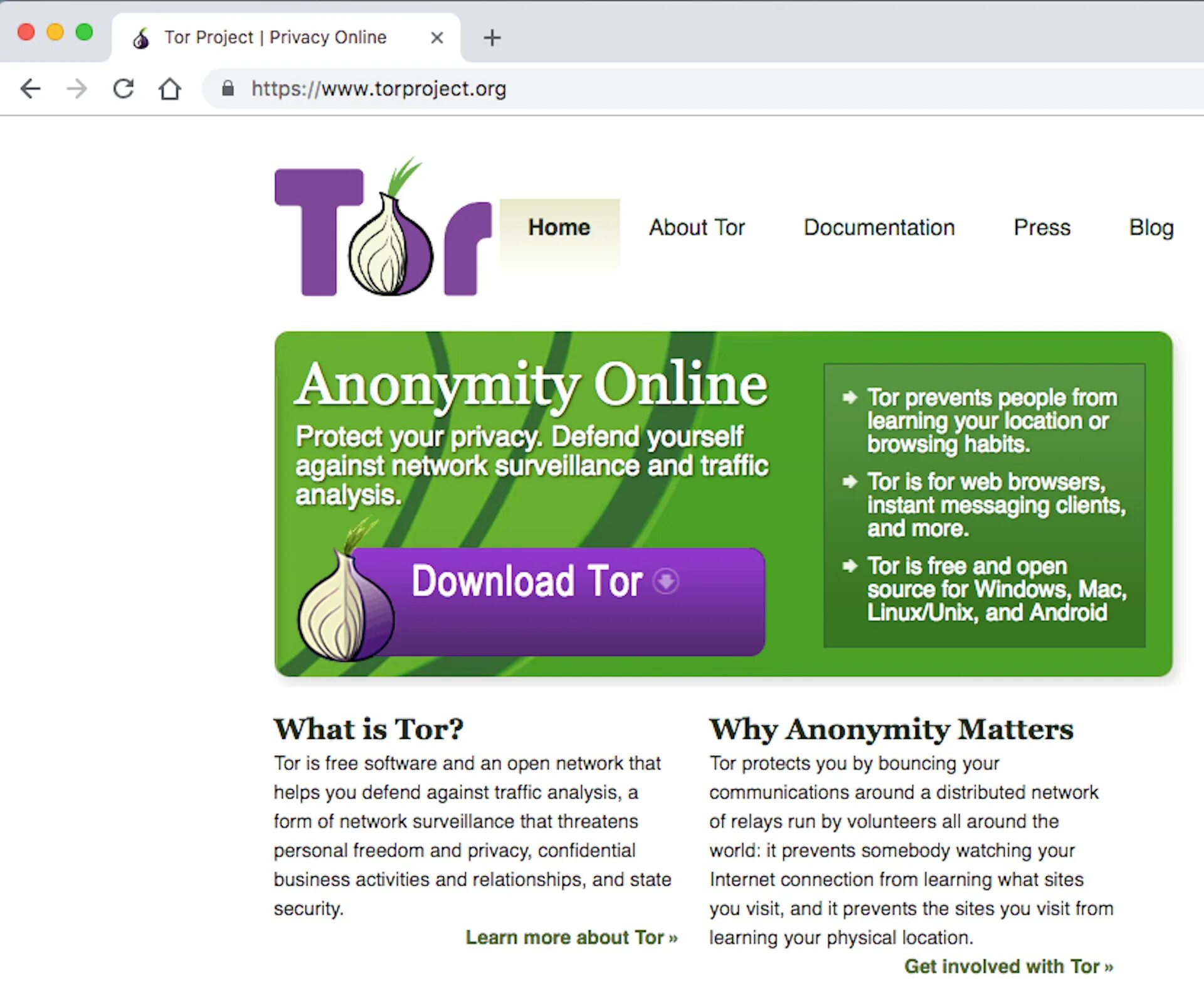Torproject org download
