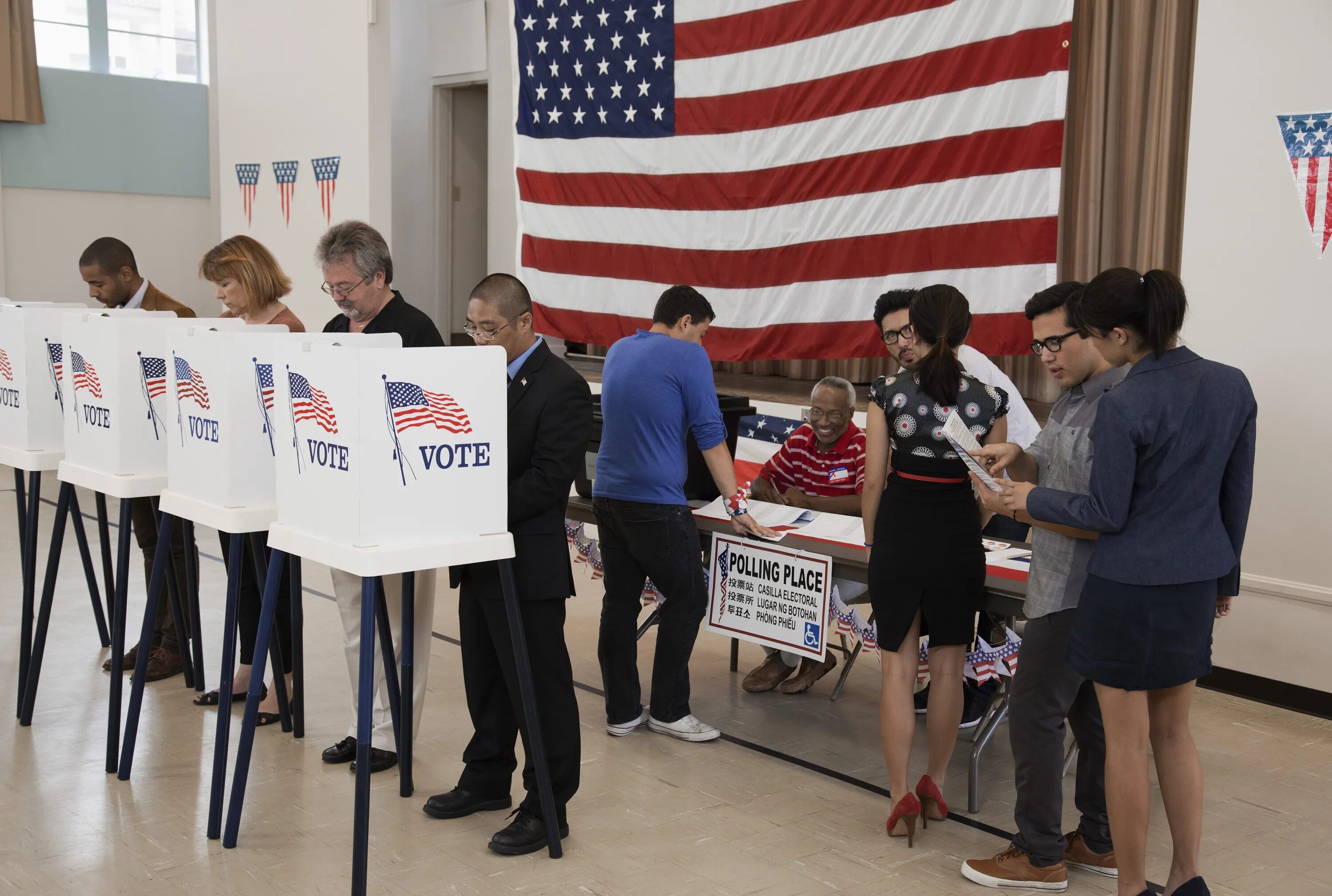 Voting day. Выборы в конгресс США 2022. Парламентские выборы. Избирательный участок в США. Партии США.