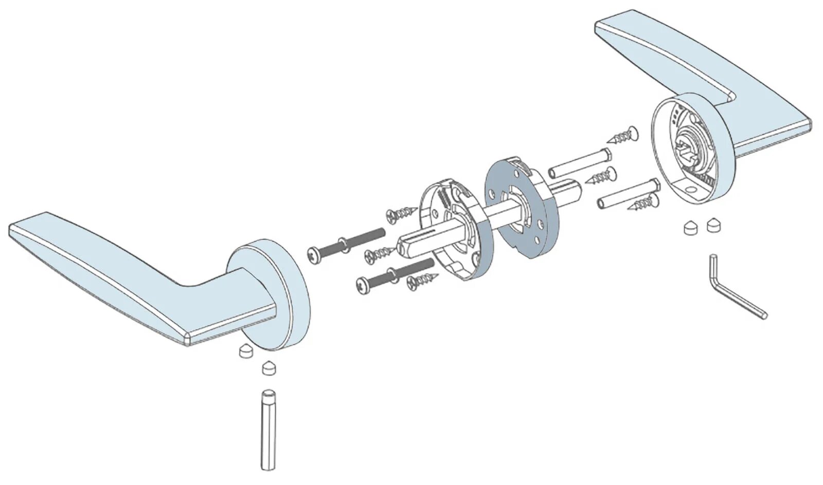 Механизм межкомнатной ручки. Дверная ручка (Edson zj030-112 Abloy). Дверные ручки Edson wc1r4st. Механизм ручки межкомнатной двери с защелкой. Механизм дверной ручки межкомнатной двери с защелкой.