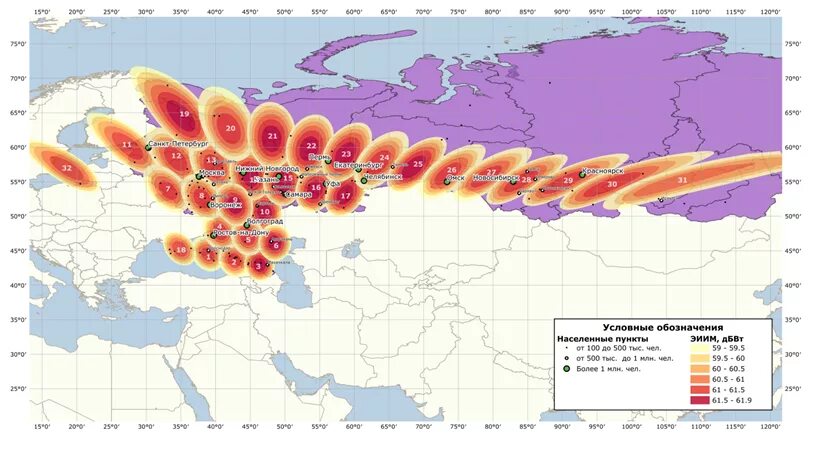 Покрытие спутникового интернета. Покрытие спутникового интернета