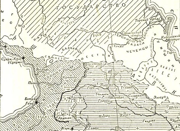 Карта тутов. Карта Осетии 17 век. Карта Осетии 17 века. Карта Осетии в 17 веке. Дарьяльское ущелье где находится на карте.