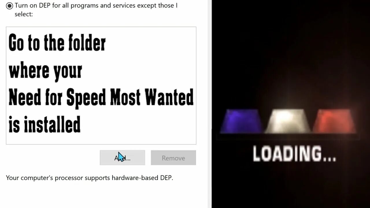 Needed to fix your