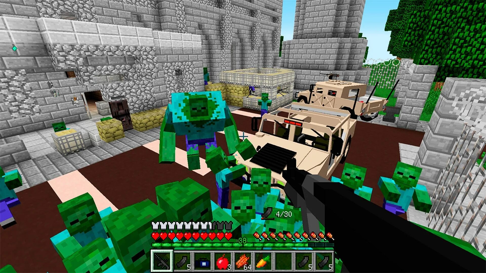 Minecraft zombie maps
