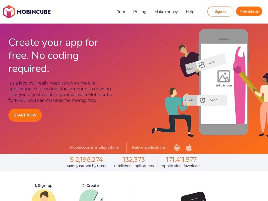 Create приложение. Mobincube. создать свое приложение. как создать своё приложение для android. создать свой магазин приложений.