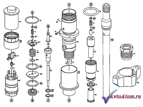 Как разобрать форсунку бош Запоздалая запись по ремонту Toyota Avensis I, 2 л, 2002 года своими руками DR