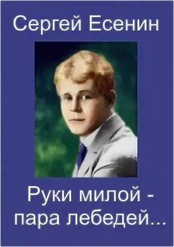 Есенин пара лебедей