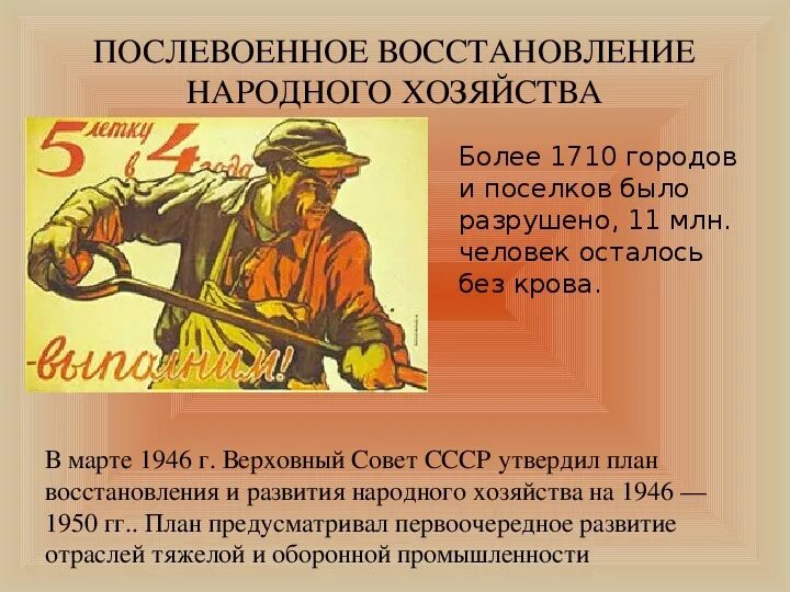 Ссср после великой отечественной войны