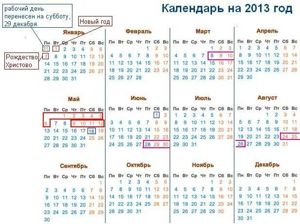 Сколько дней было в 2013 году. Праздничные дни в 2013 году. Рабочие дни в 2013 году в России. Праздники в декабре 2013. Календарь праздников 2013.