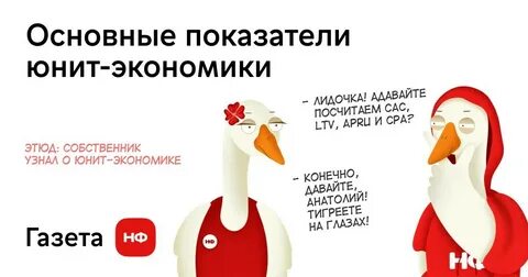 Юнит показатели