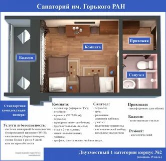 Комплектация номеров