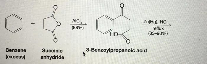 Hcl hg реакция. Бензоилбензойная кислота формула. Толуол ZN HCL. Бензоилпропионовая кислота. Бензол ZN HCL.